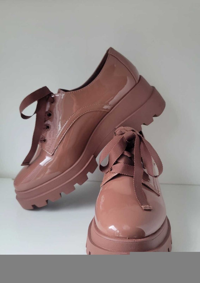 Aldo Pink Patent Leather Closed Shoes - photo 4