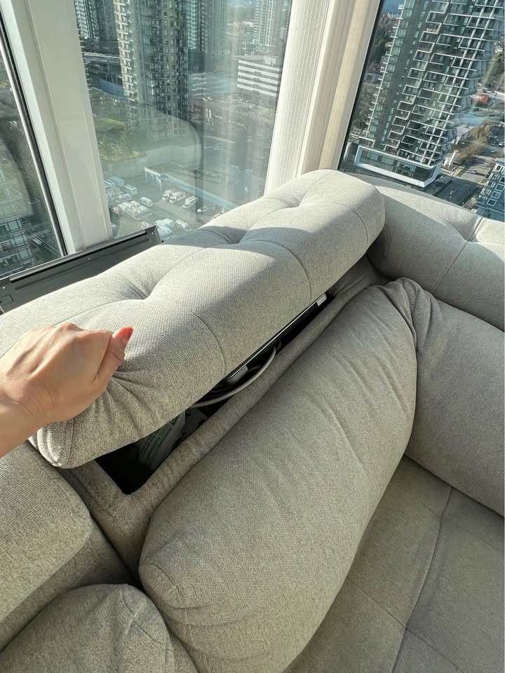 Modern Grey Sectional Sofa - photo 3