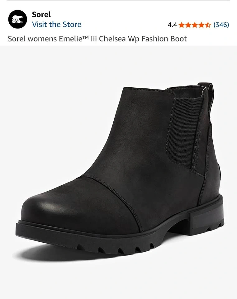 New in box Sorel Emelie III Chelsea WP Boots - Women's Size 8