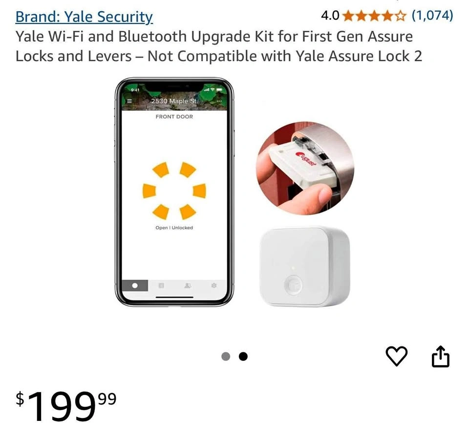 Yale Connected by August Kit for Yale Assure Locks