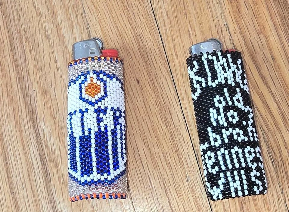 Beaded Lighter Covers - photo 2
