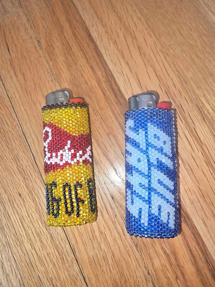 Beaded Lighter Covers - photo 3