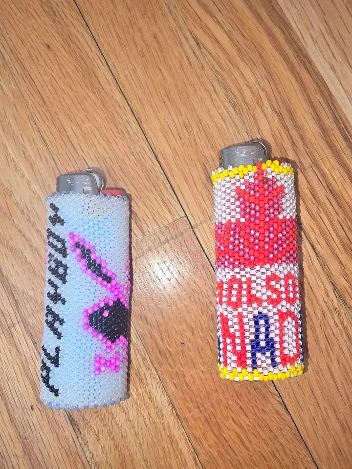 Beaded Lighter Covers - photo 5