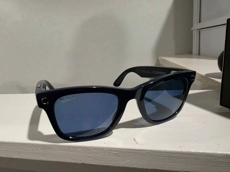 Ray-Ban Wayfarer Stories (Large) – Shiny Blue / Polarized - photo 2