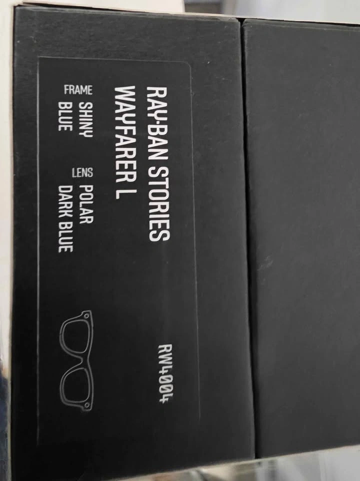 Ray-Ban Wayfarer Stories (Large) – Shiny Blue / Polarized - photo 5