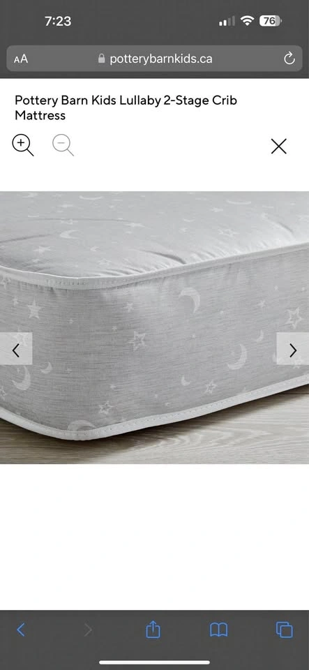Pottery Barn Lullaby 2-Stage Crib Mattress