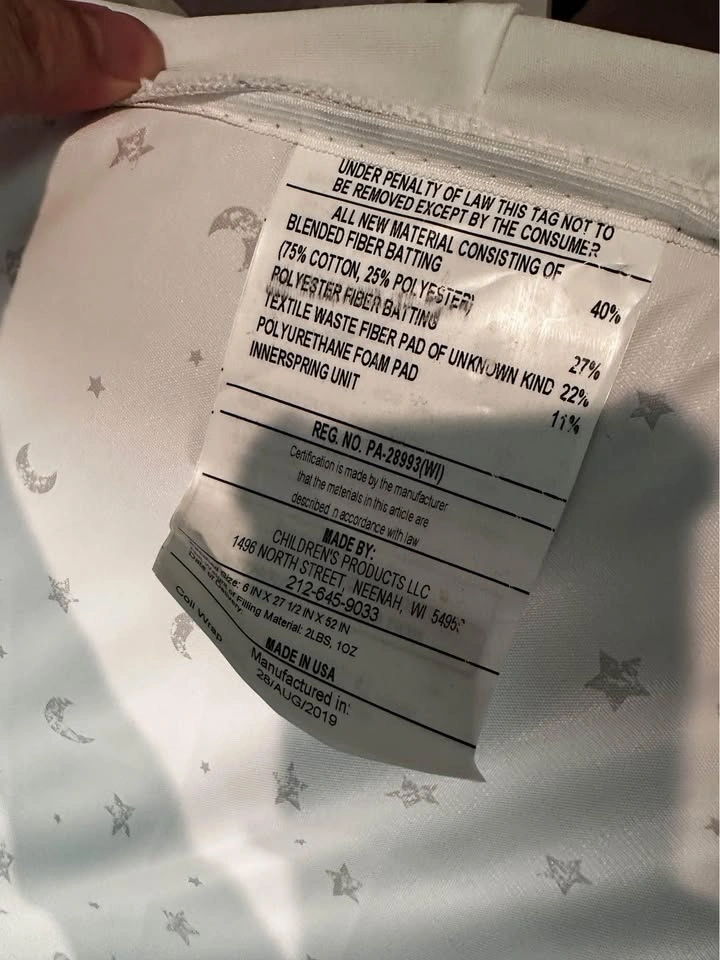 Pottery Barn Lullaby 2-Stage Crib Mattress - photo 5