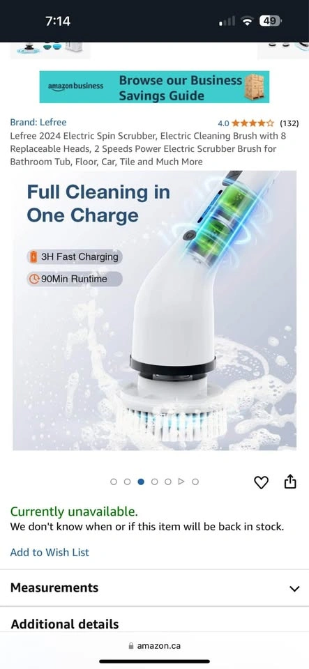 Brand new Lefree Electric Cleaning Brush - photo 3