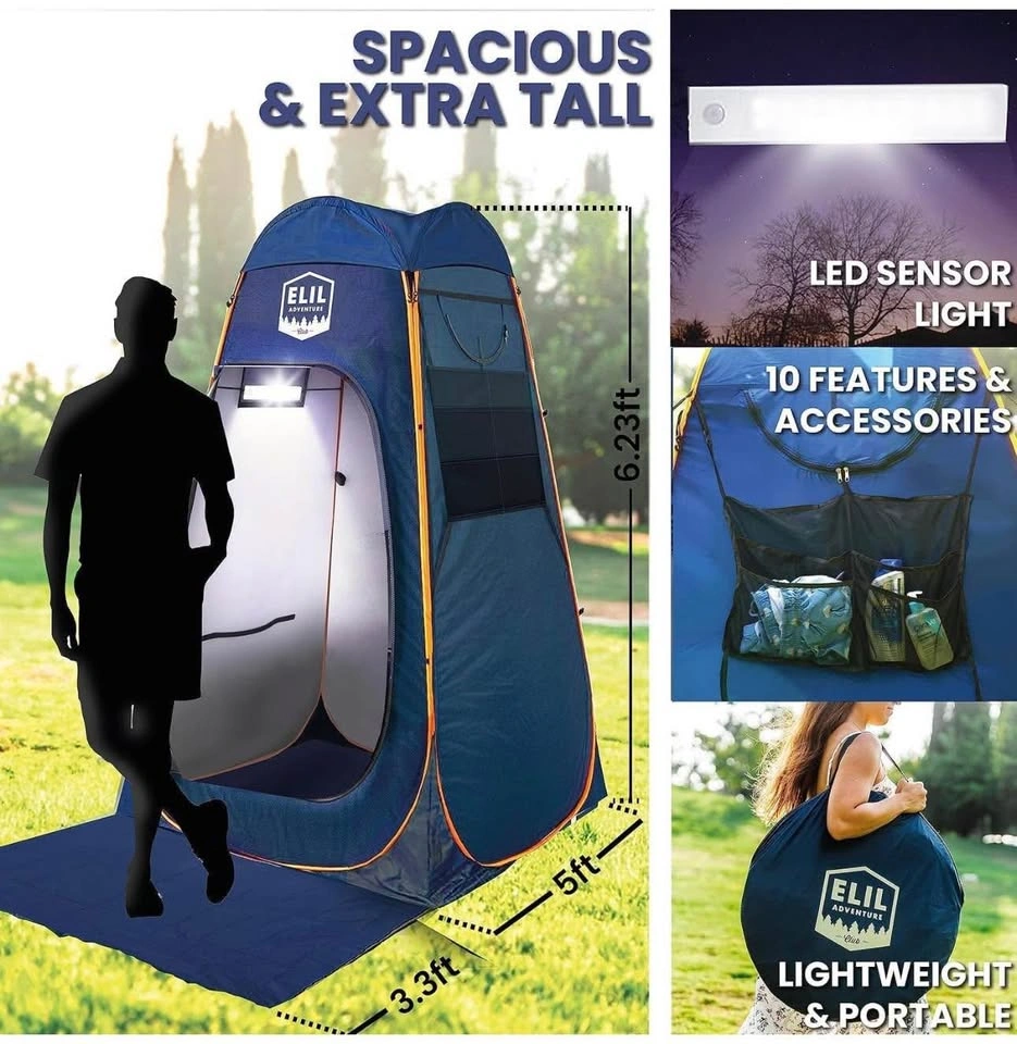 New Elil Extra Large Pop Up Privacy Tent w/ LED Light - photo 2