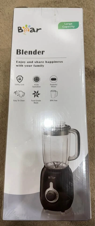 New and sealed Bear countertop blender - photo 2