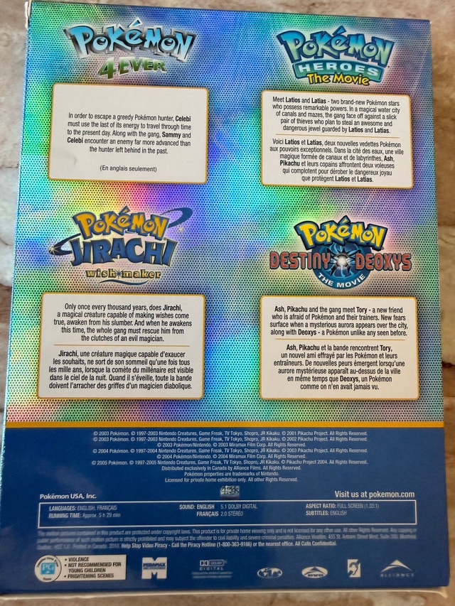 Pokemon Legends 4 DVD Set! - photo 2