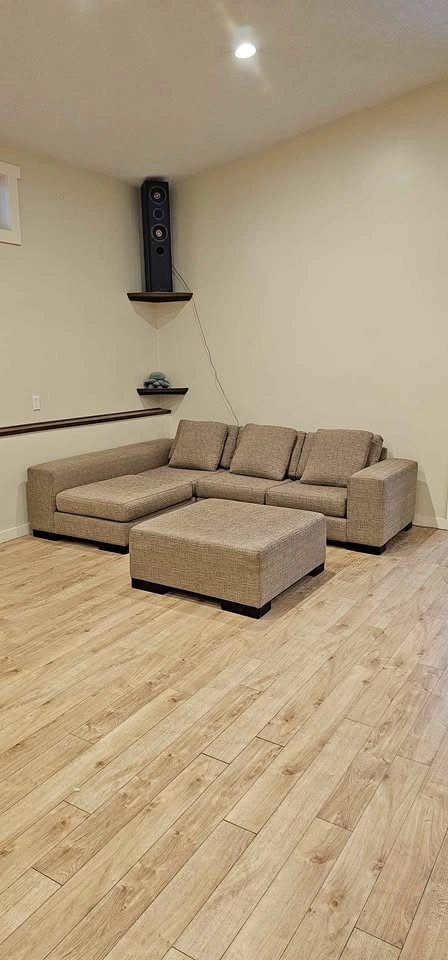 Sectional With Ottoman