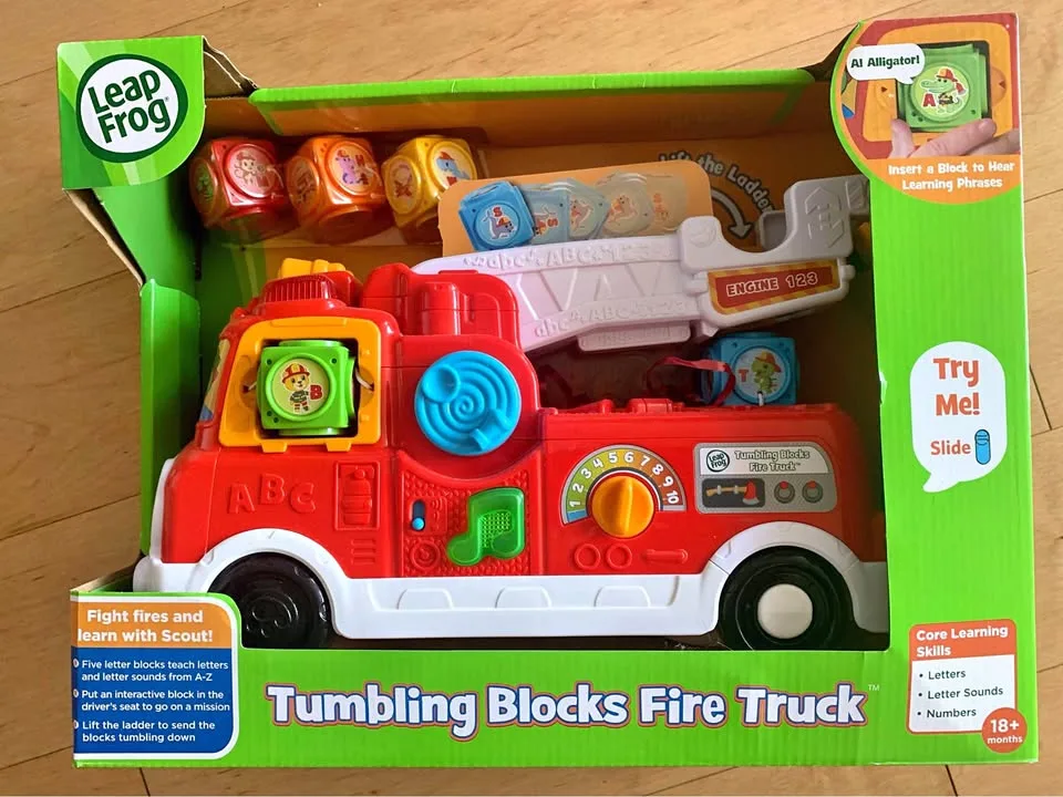 Tumbling Blocks Fire Truck - 18+m thumbnail