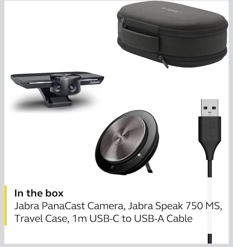 New in box Jabra Panacast + Speak 750 MS Bundle - photo 5