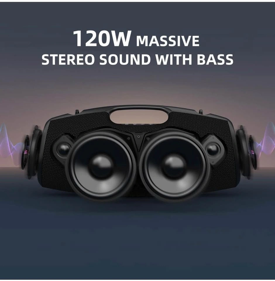 New in box Zealot 120w outdoor Bluetooth speaker - photo 2