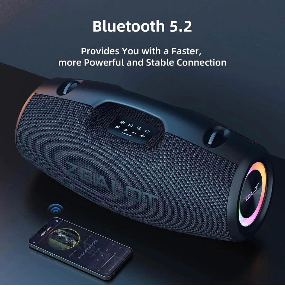 New in box Zealot 120w outdoor Bluetooth speaker - photo 5