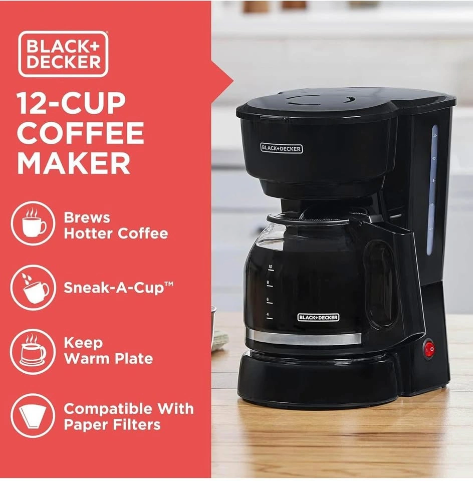 New in Box Black+Decker 12 Cup Coffee Maker - photo 4
