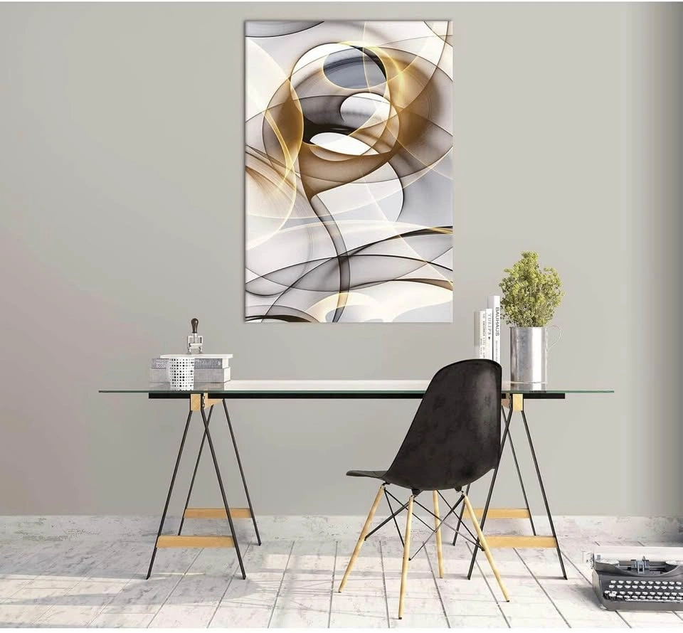 New Sealed Modern Abstract Wall Art - 24x36 Inch - photo 3