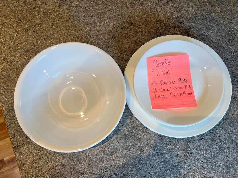 Corelle Winter Frost White Dinnerware Set - 13 Pieces