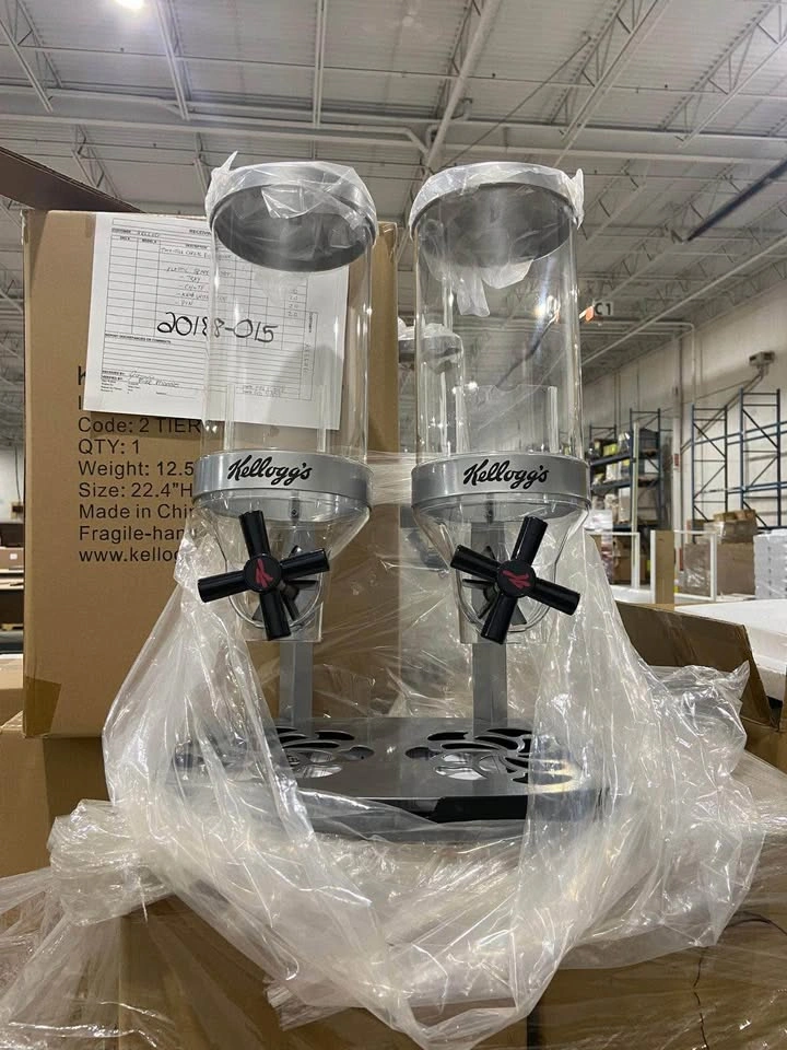 Kellogg's Double Industrial Commercial Cereal Dispenser