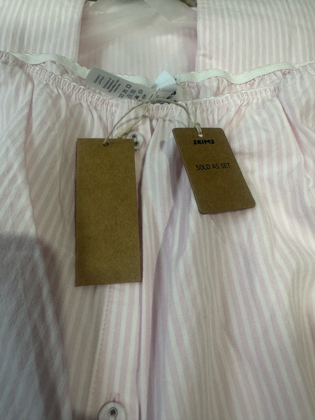 SKIMS Cotton Poplin Oversized Pyjama Set - BNWT - photo 3