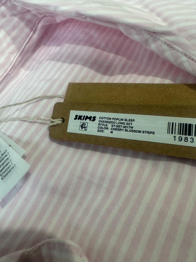 SKIMS Cotton Poplin Oversized Pyjama Set - BNWT - photo 5