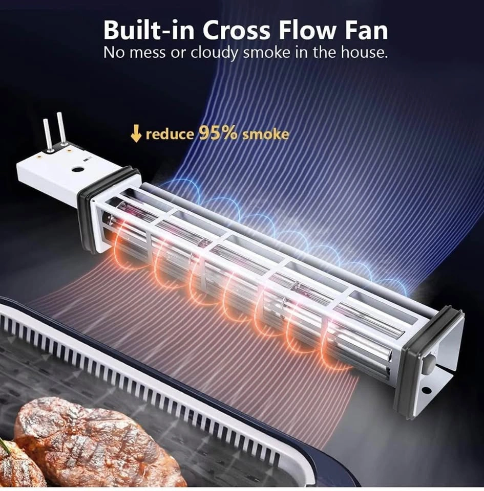 New in box Cusimax smokeless grill - blue - photo 3