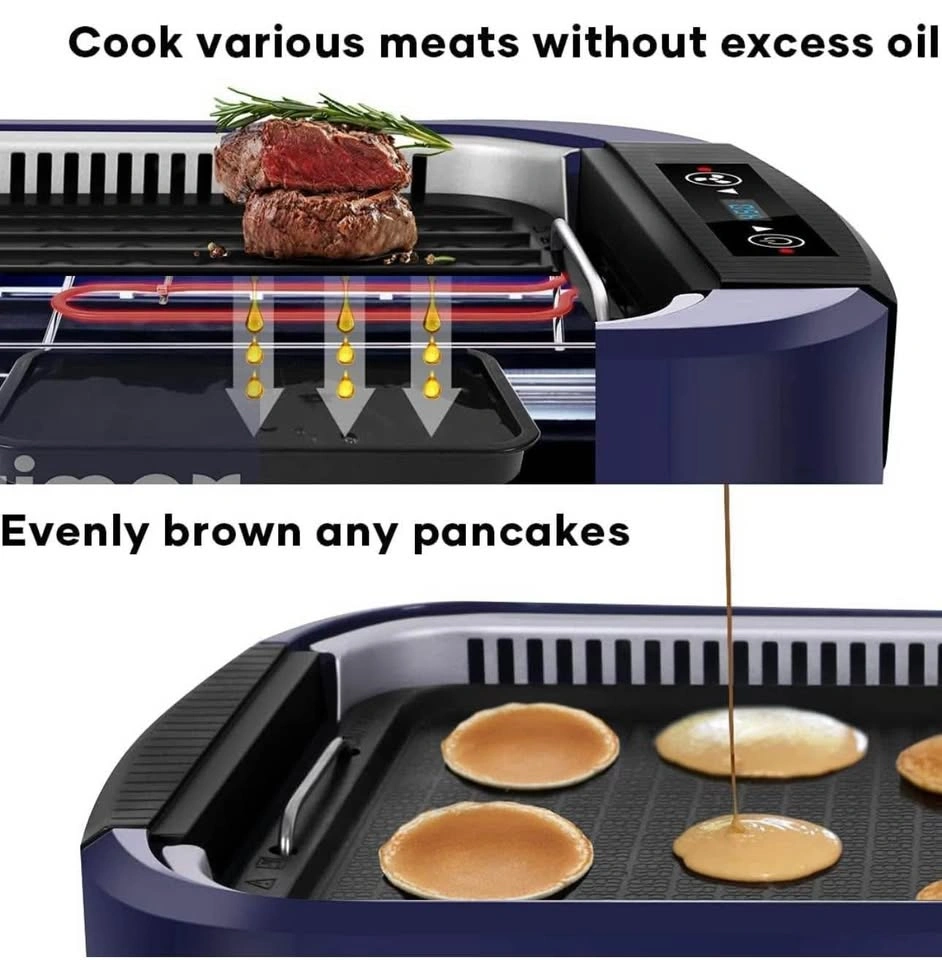New in box Cusimax smokeless grill - blue - photo 4