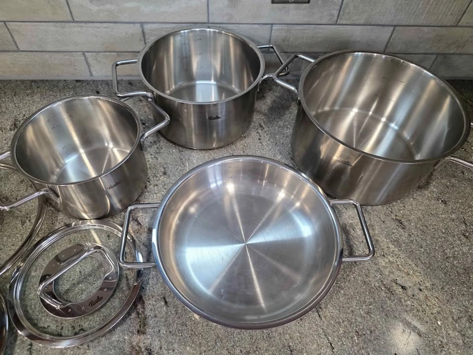 Fissler Pure Collection Stainless Steel Cookware Set, 7-piece - photo 4