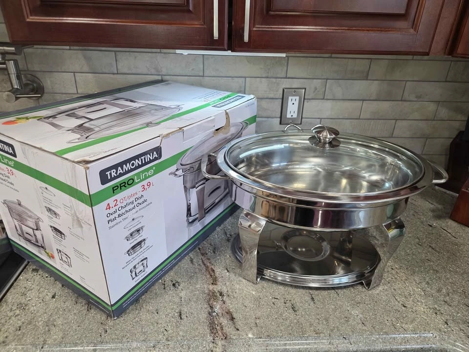 Tramontina Oval Chafing Dish For Sale - photo 2