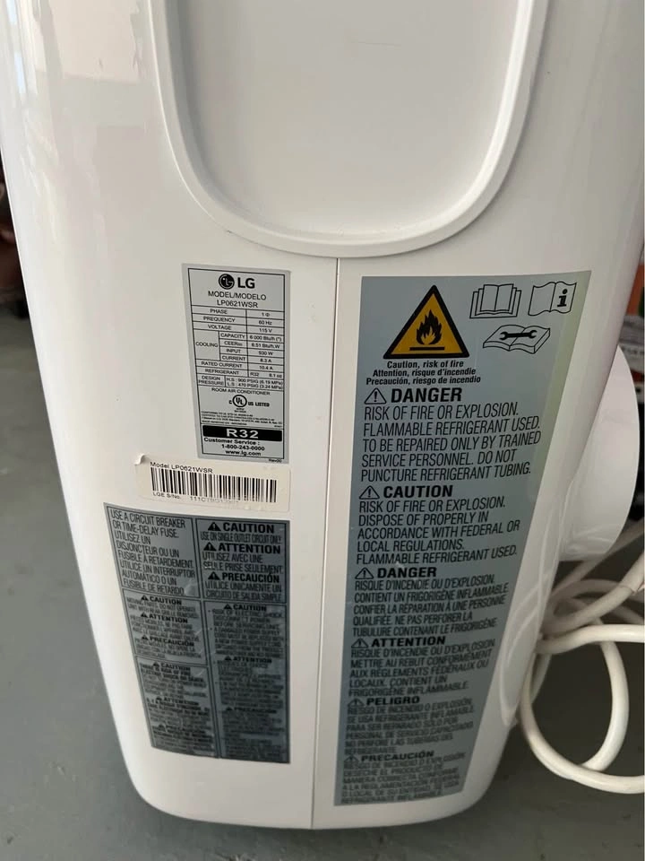 LG 6,000 BTU Portable Air Conditioner - photo 3