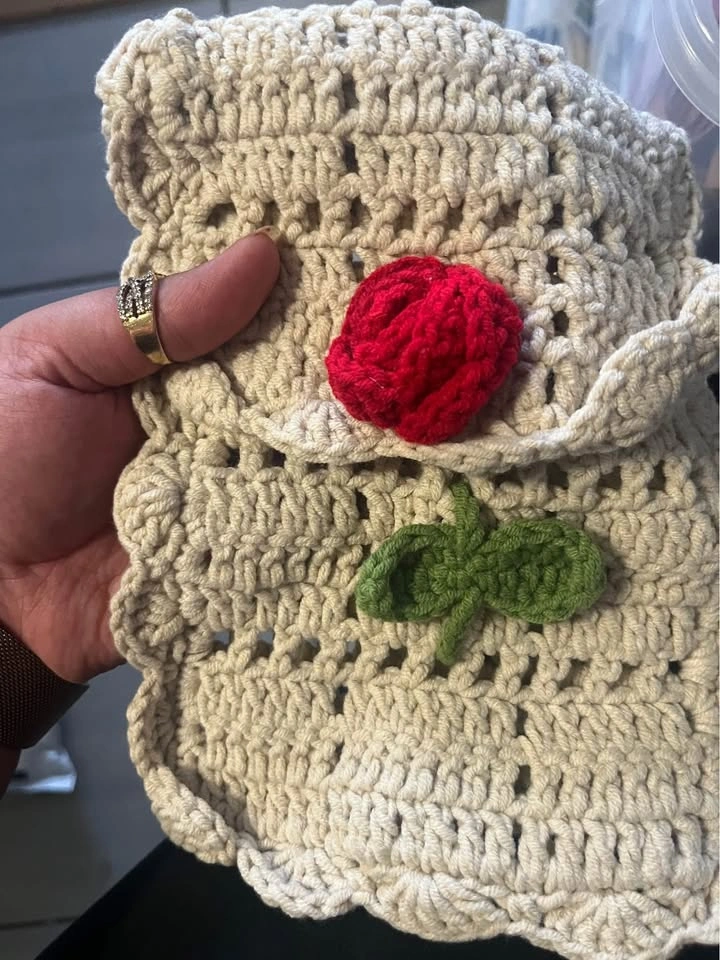 Hand Crocheted Bag - photo 2