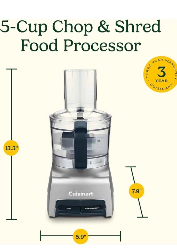 Cuisinart 5-Cup Chop & Shred Food Processor - photo 3