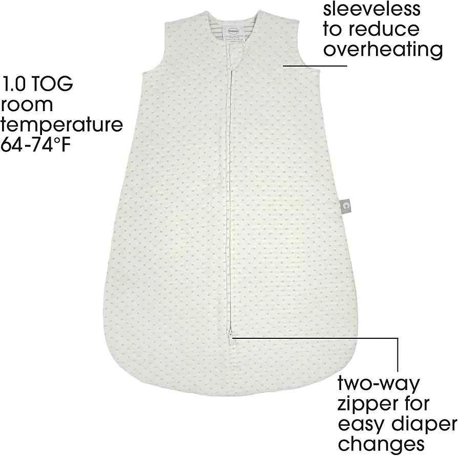 Boppy Baby Sleep Sack 12-18 Months, Wearable Blanket 1 TOG