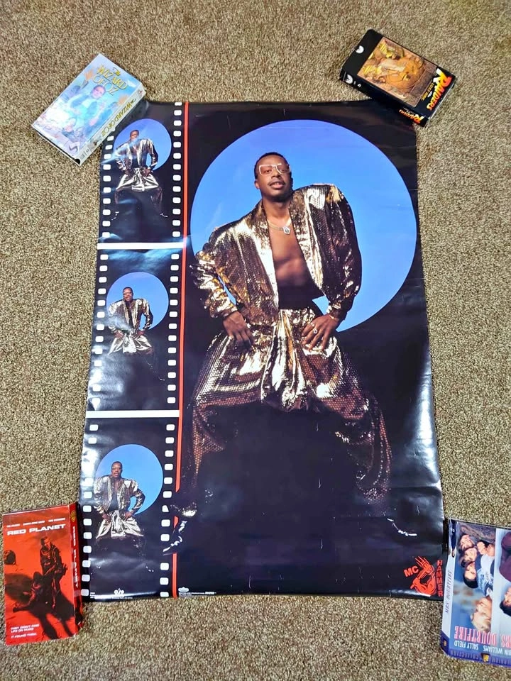 Vintage 1990 MC Hammer's Can't Touch This Poster
