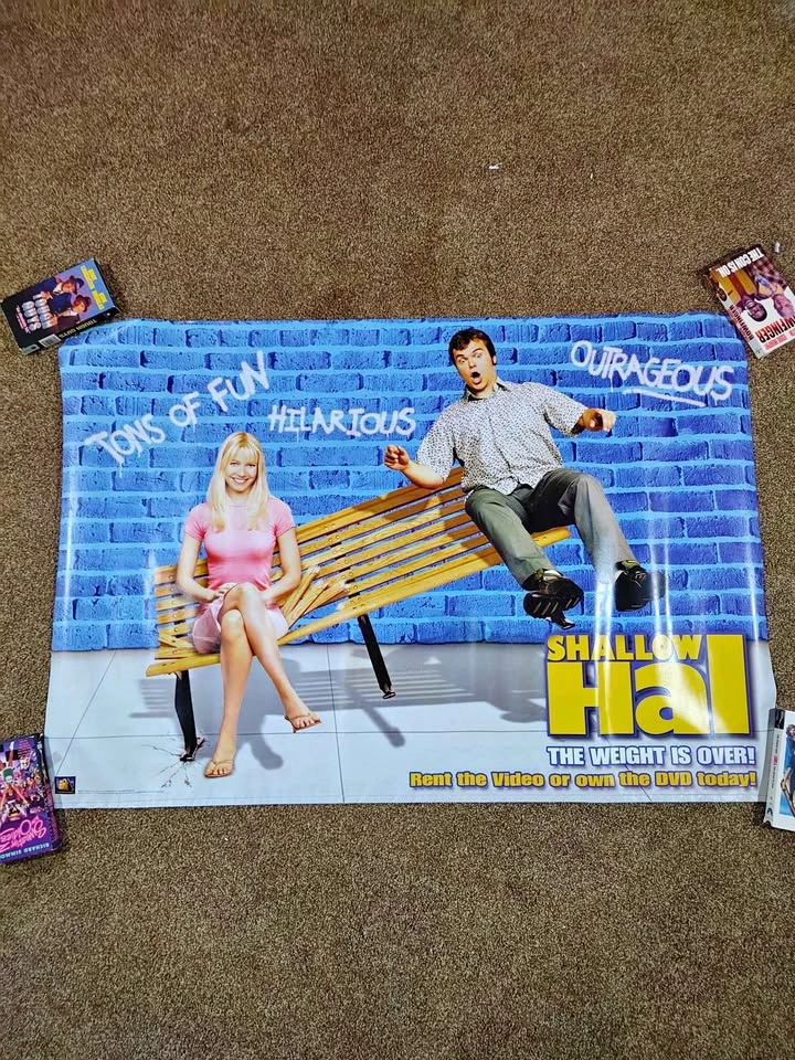Rare 2002 Shallow Hal Movie Promo Poster