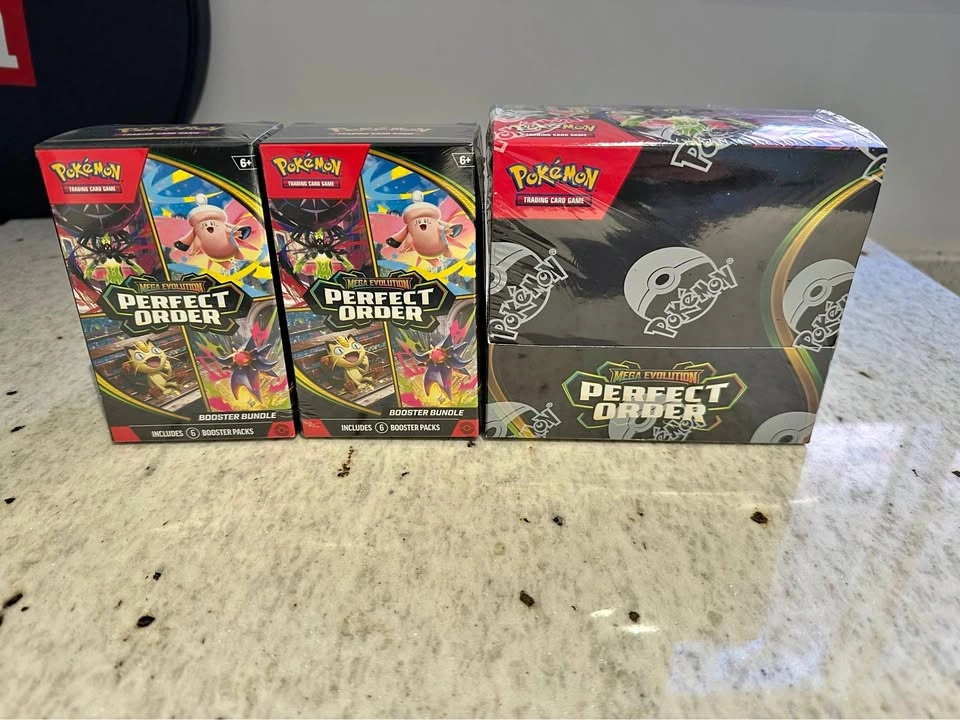 Pokemon Center Perfect Order ETB Booster Box Booster Bundle