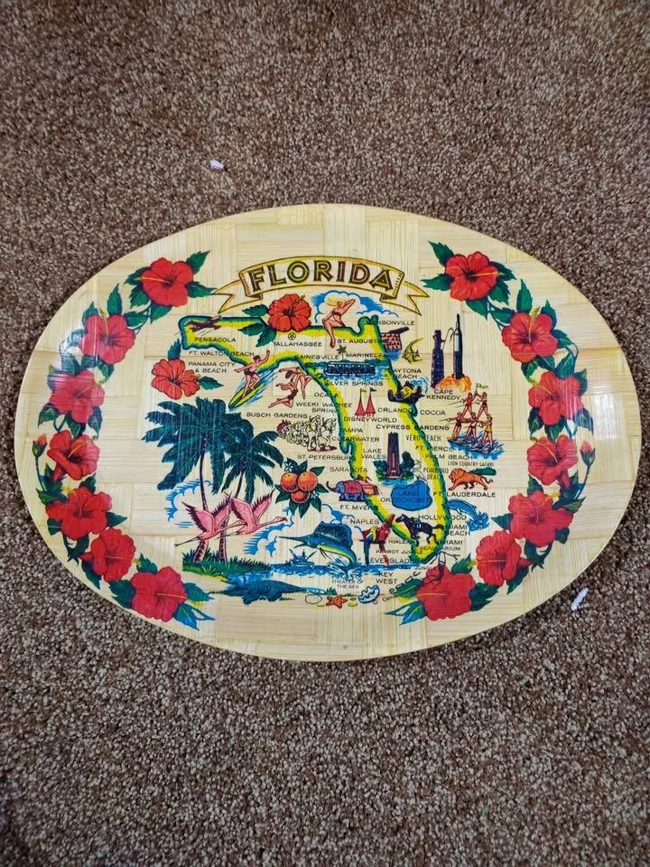 Vintage 60's - 80's Serving Trays x2 - photo 2