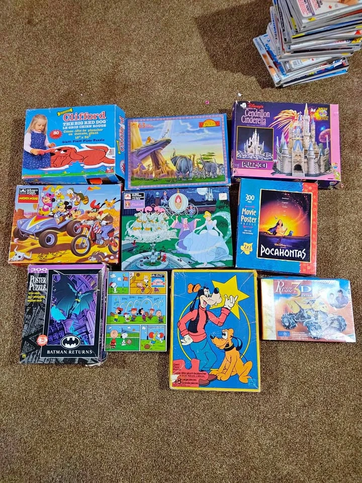 Vintage Puzzles (70s-2000s) - 10 Available