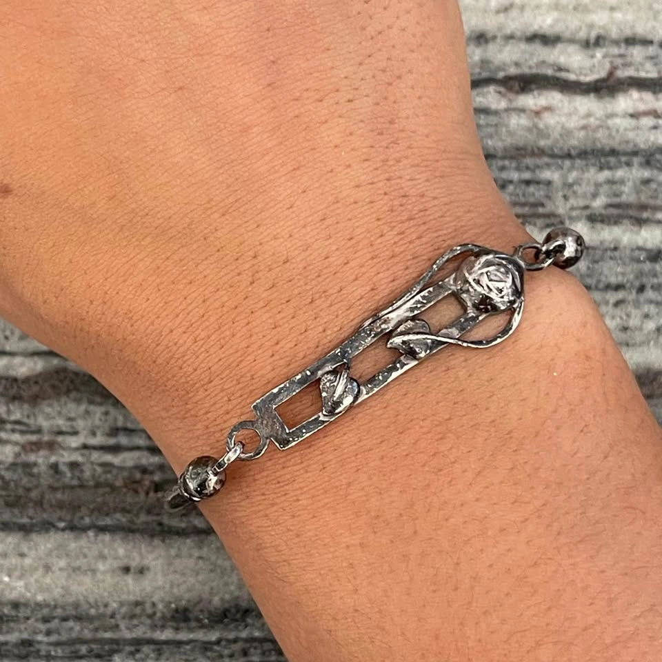 VINTAGE 925 CLIP BRACELET - photo 2