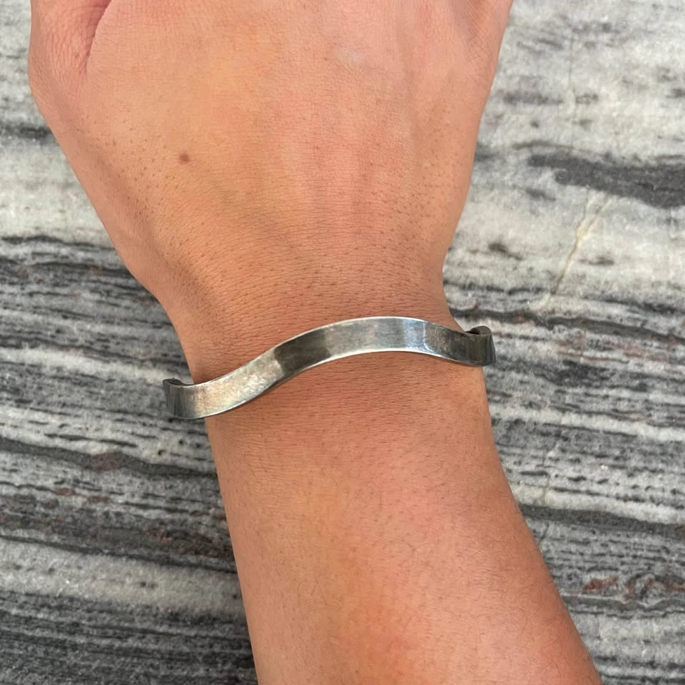 VINTAGE 925 BANGLE BRACELET - photo 2