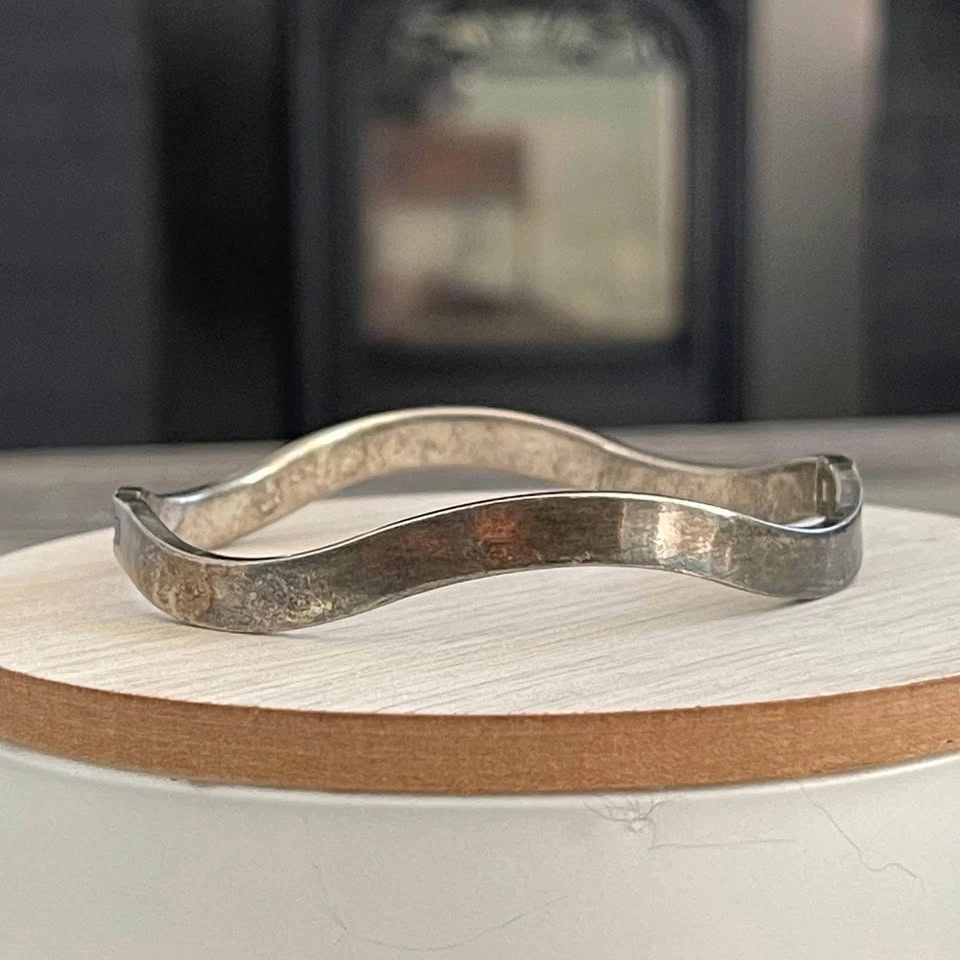 VINTAGE 925 BANGLE BRACELET - photo 3