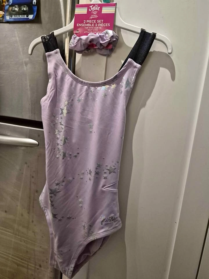 Brand New Justice Gymnastics/Dance Outfit Size 7-8, 10, 12-14 &