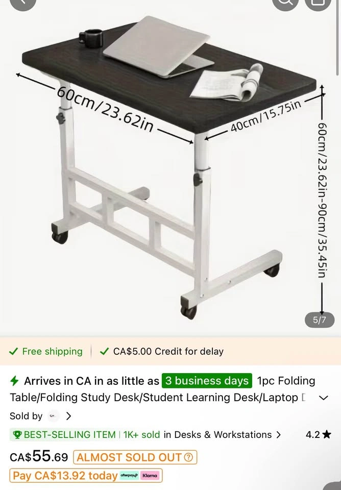 Moving Adjustable Desk - photo 5