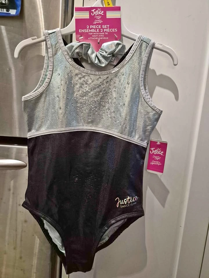 Brand New Justice Gymnastics/Dance Outfit Size 7-8, 10, 12-14 &