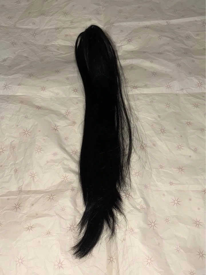 Claw Clip Ponytail Hair Extension Black - photo 2
