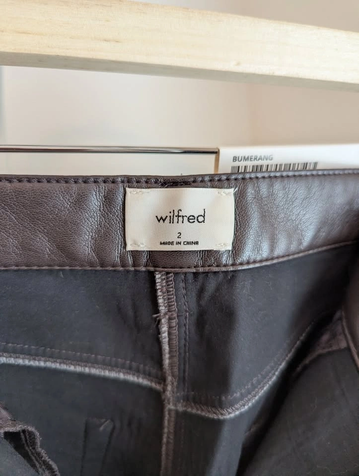 Aritzia Faux Leather Pants - photo 3