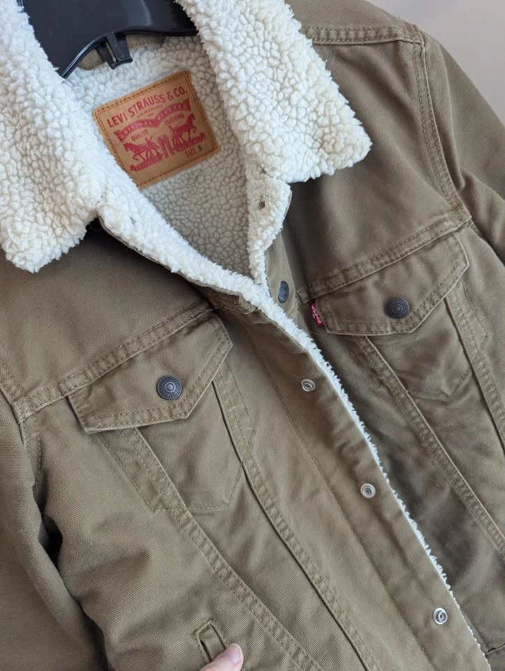 Men's Small Levi Sherpa Jacket - photo 4