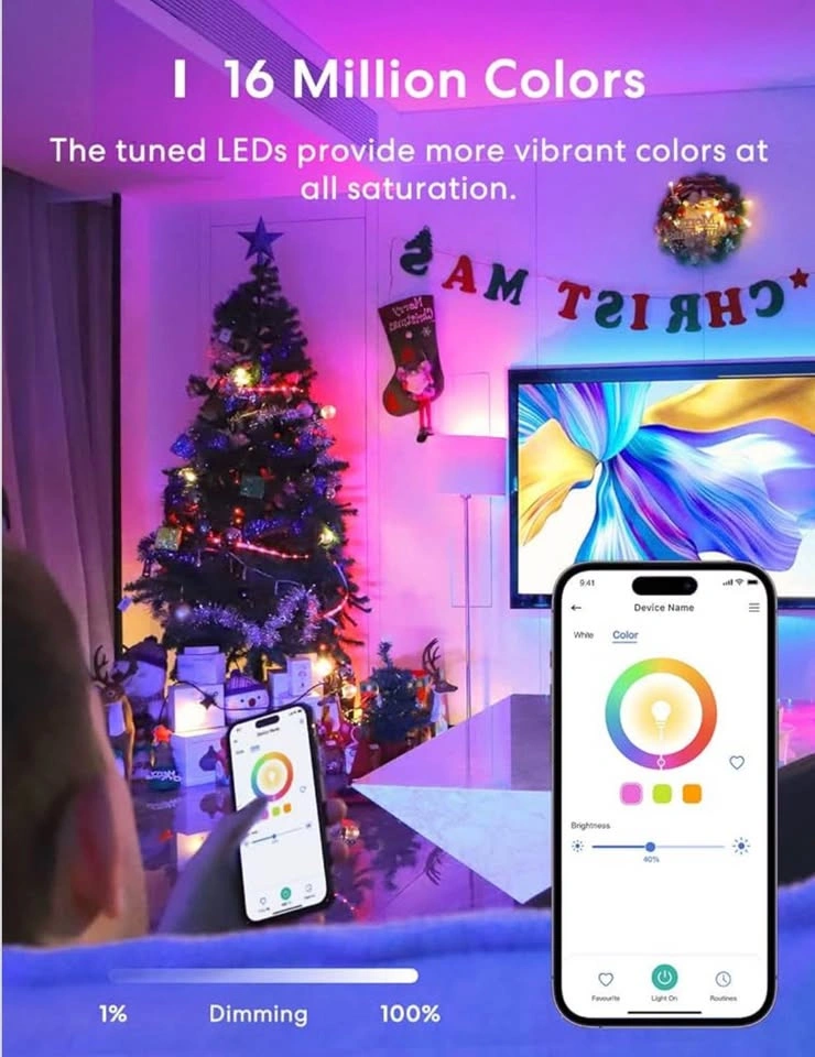 Meross Smart LED Bulbs – RGB Color – 4 Pack - photo 3