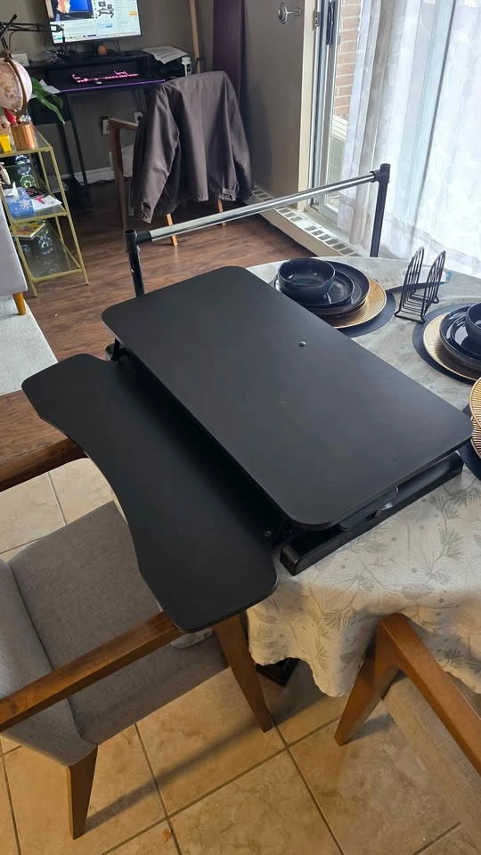 VIVO Standing Desk Converter – Like New (Adjustable Sit/Stand) - photo 2